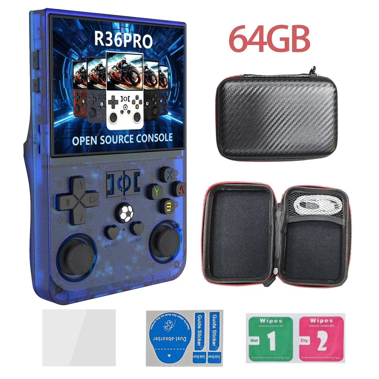 R36PRO retro handhållen videospelkonsol