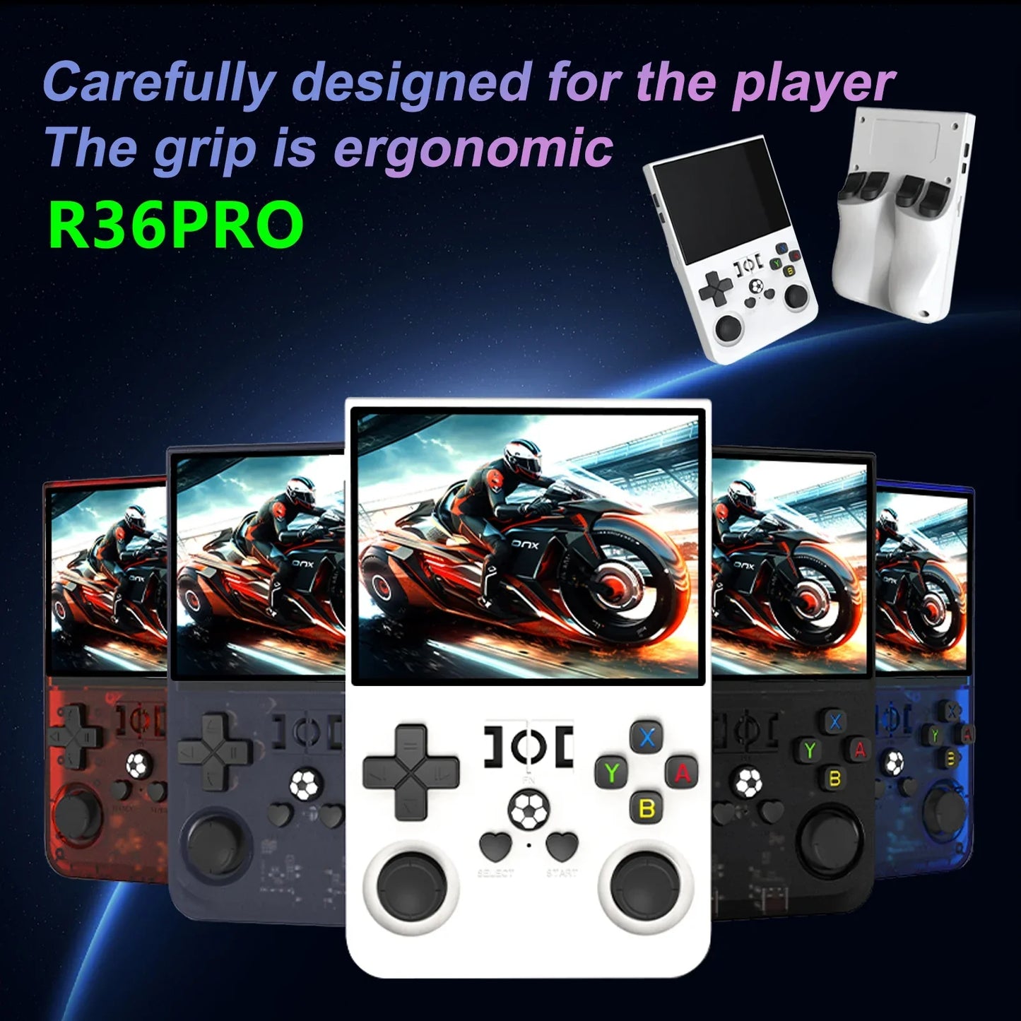 R36PRO retro handhållen videospelkonsol