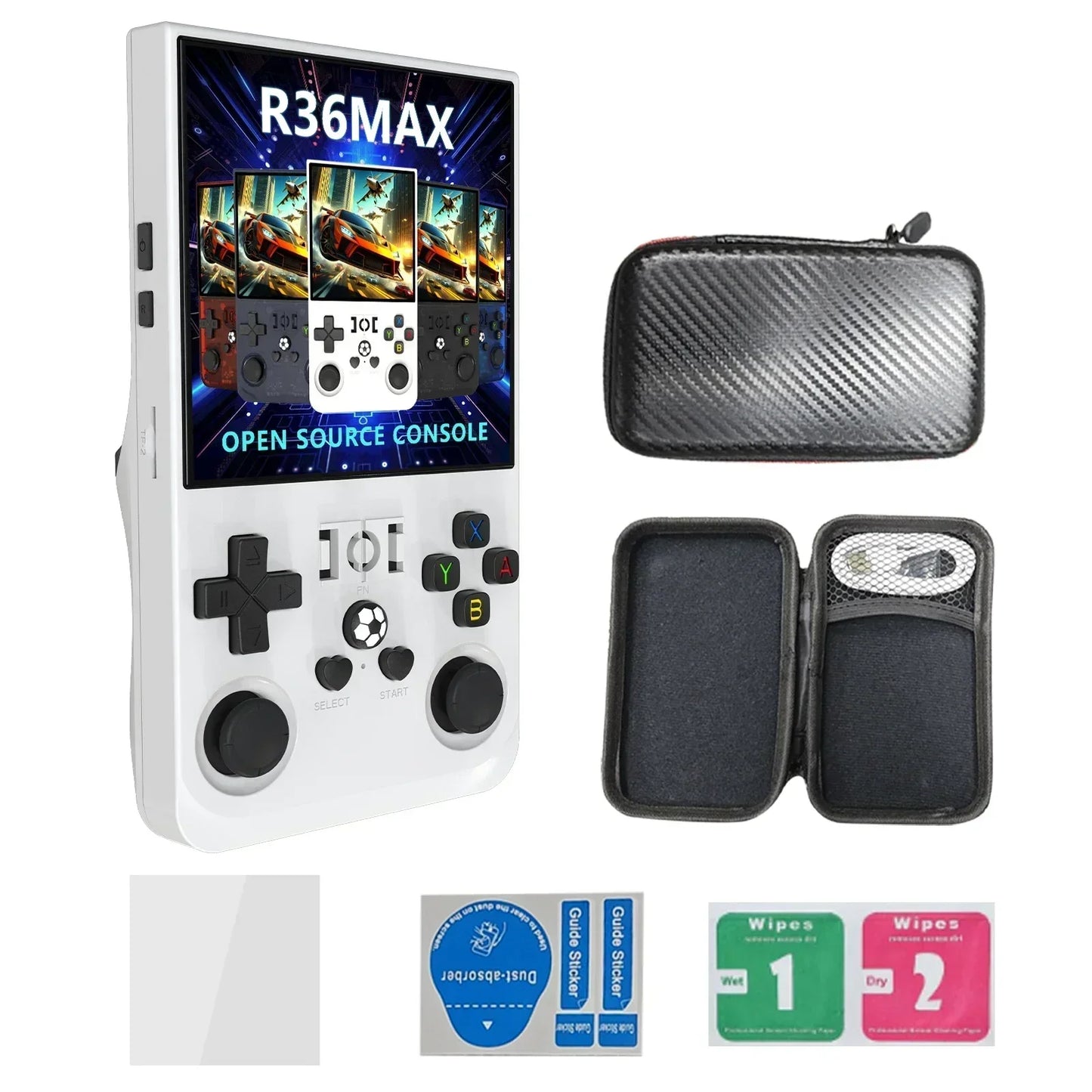 Console de jeu portable rétro R36MAX, système Linux