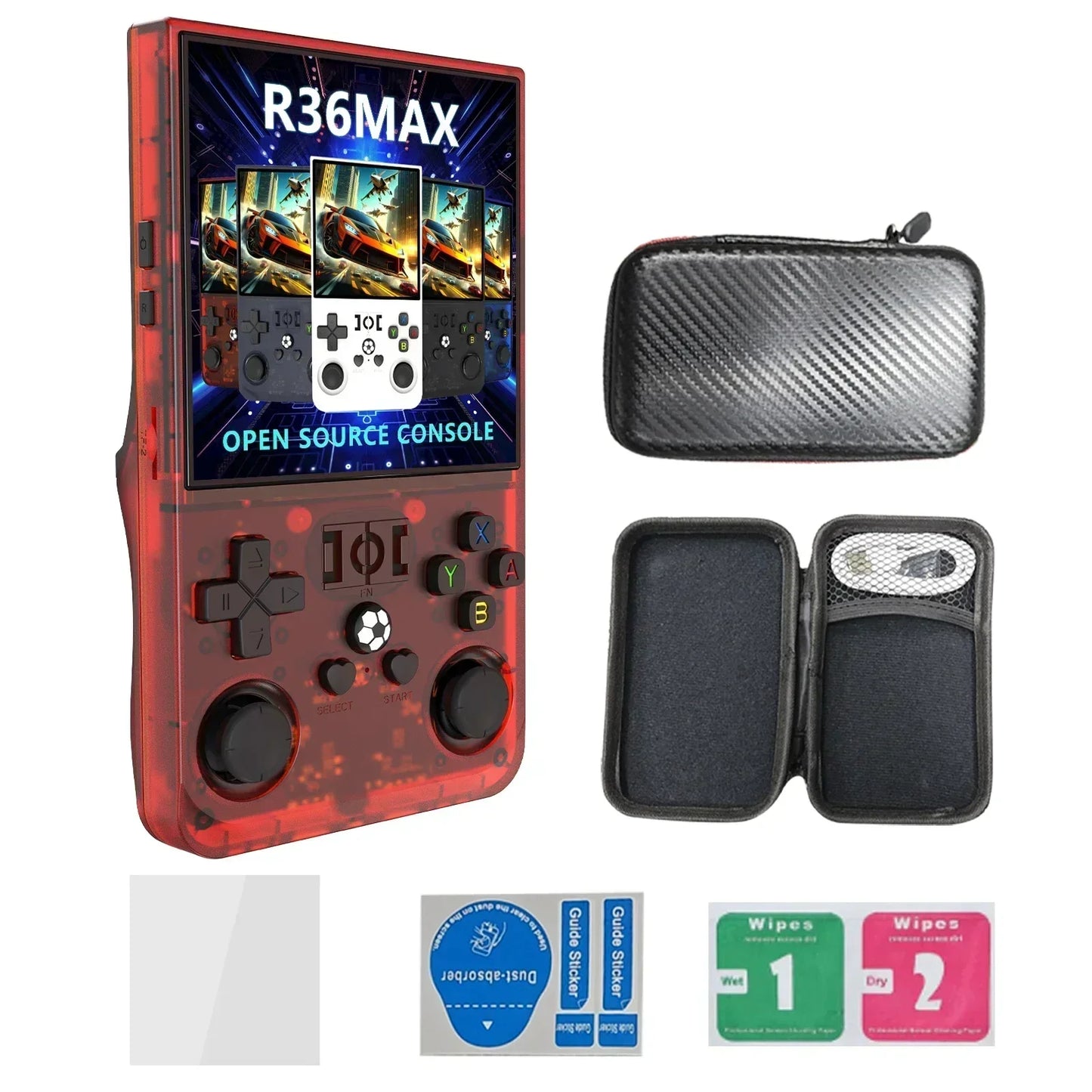 Console de jeu portable rétro R36MAX, système Linux