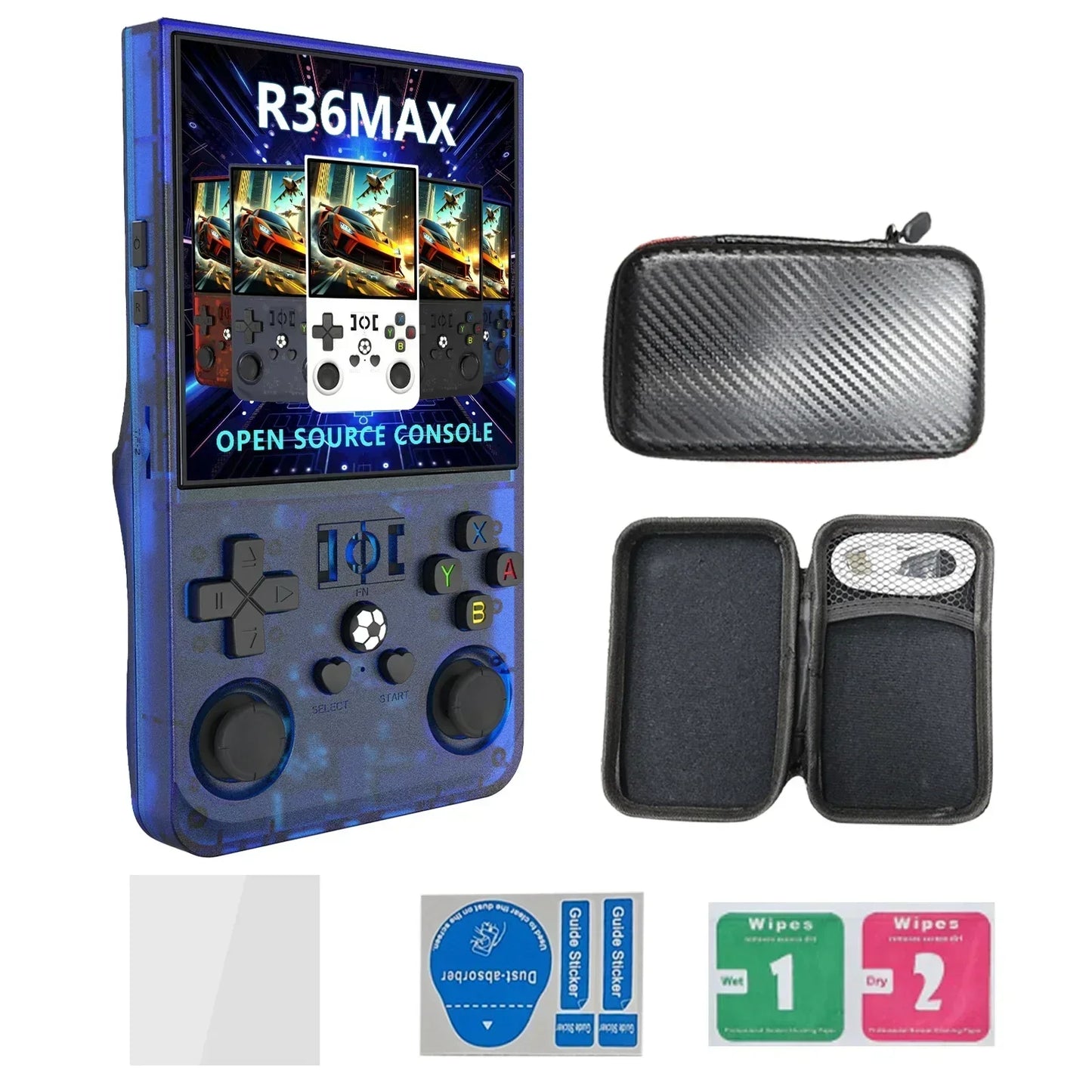 Console de jeu portable rétro R36MAX, système Linux