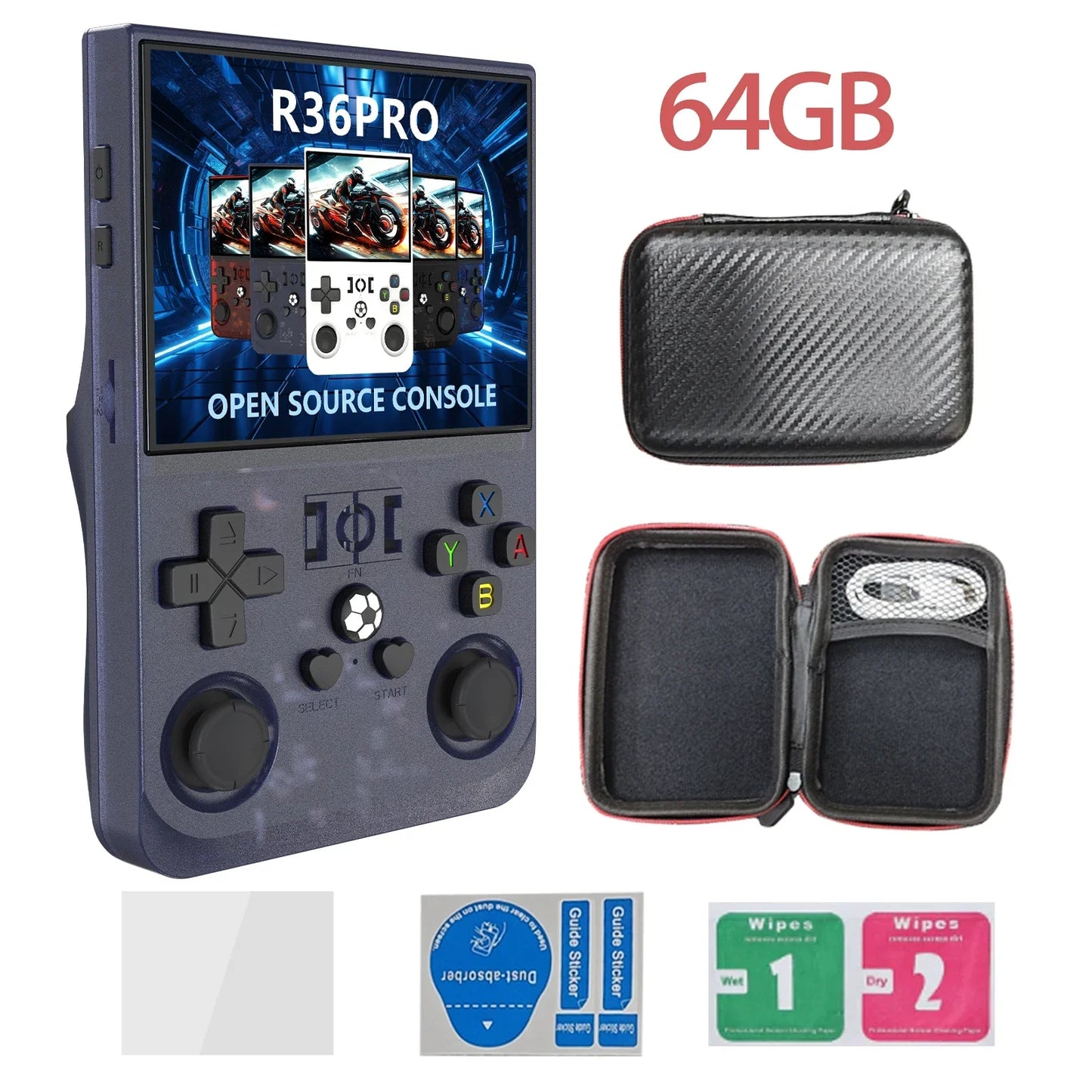 R36PRO retro handhållen videospelkonsol