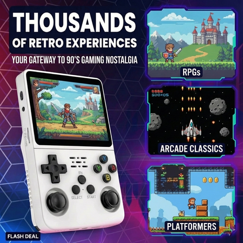 R36S Retro Portátil Consola de Juegos