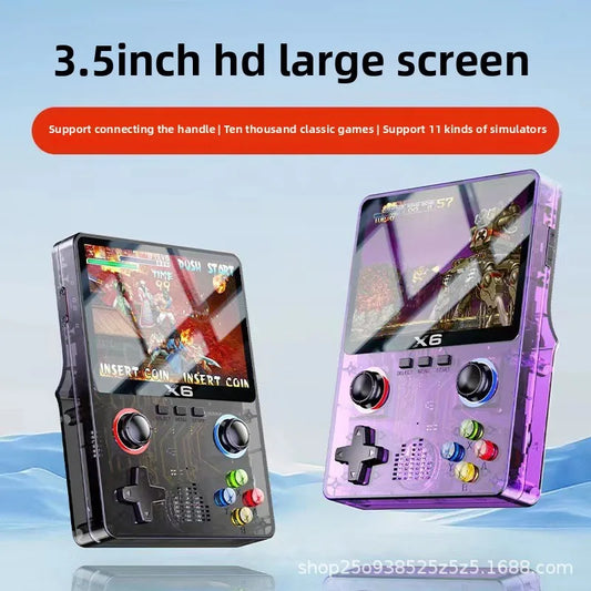 X6 Retro Handheld Game Console - R36S Handheld
