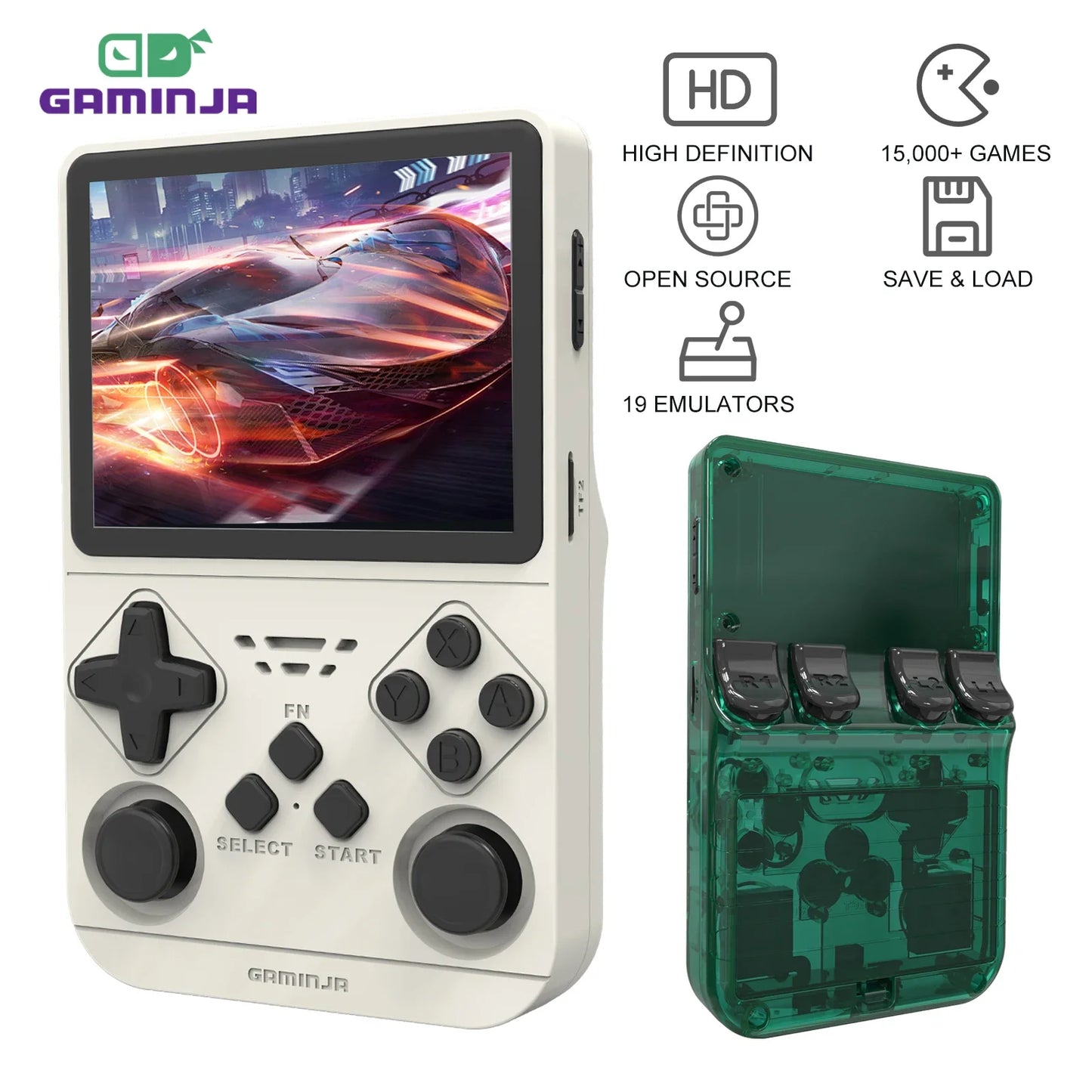 ANS15 Retro Handheld Game Console - R36S Handheld