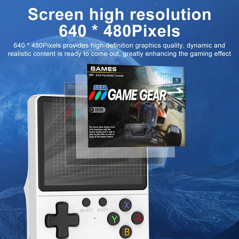 R40 Retro Handheld Game Console - Detail