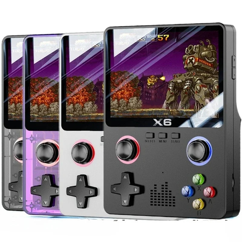 X6 Retro Handheld Game Console - Side View