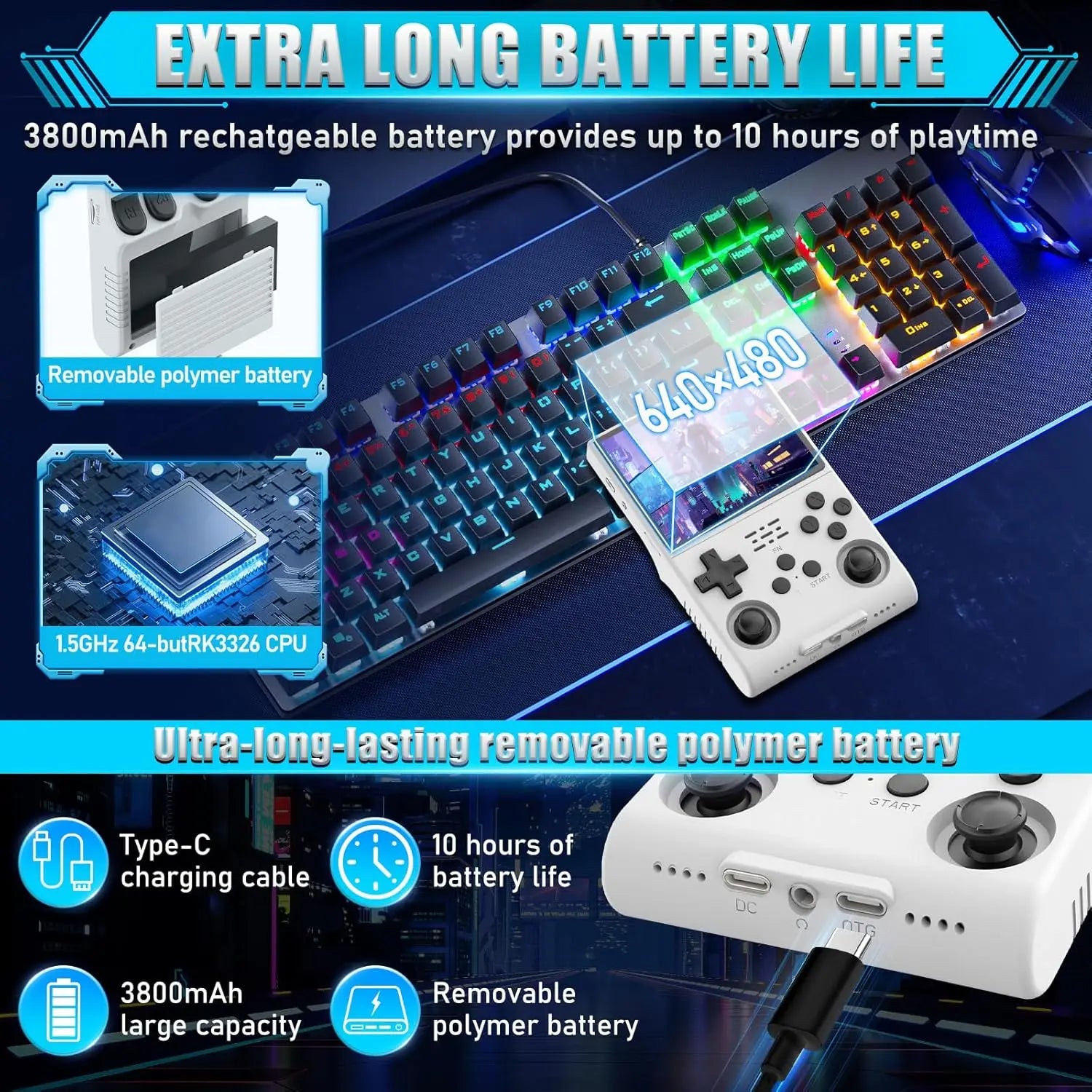 R40S Pro Retro Handheld Console - Image 4
