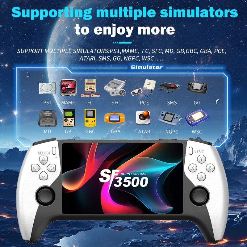 SF3500 Retro Handheld Game Console - Detail